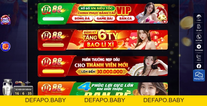 Khuyến Mãi Hq88 | Quà Tặng Hấp Dẫn, Săn Thưởng Dễ Dàng - defapo