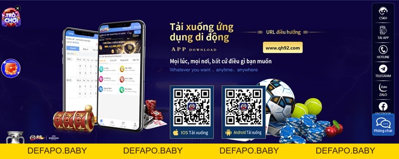 Tải App HQ88 - Thực Hiện Hoàn Toàn Miễn Phí Các Bước Cơ Bản - defapo